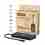 Club3D Dokovací stanice USB-C 9v1, 2xHDMI, 1xUSB-C, 1xUSB-C PD, 2xUSB, 1xRJ45, microSD/SD, černá