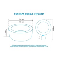 Intex Pure Spa Bubble HWS 8 NP vířivý bazén