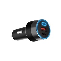 WG - Nabíječka do auta 3x USB 130W, 1x USB-C PD 100W + 1x USB-C 30W + 1x USB-A 18W, černá