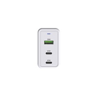 WG - Síťová nabíječka GaN 3x USB, 1x USB-A 30W + 2x USB-C 65W, bílá