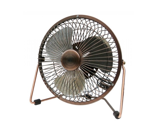 WG - Ventilátor USB mini fan 6inch, bronzový