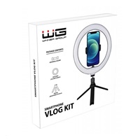 WG - Vlog Kit základní sada pro natáčení video blogů, tripod, držák telefonu, LED světlo