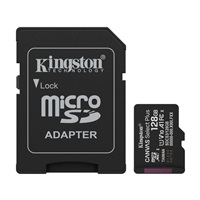 Kingston MicroSDXC karta 128GB Canvas Select Plus, U1, V10, A1, SD Adaptér