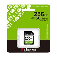 Kingston SDXC karta 256GB Canvas Select Plus, U1, V10, A1