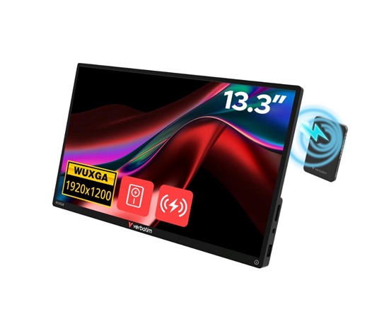 Verbatim Přenosný monitor 13.3", WUXGA 1920x1200, černá