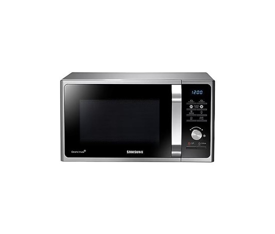 Samsung mikrovlnná trouba, Klasická, s funkcí zdravého vaření, 23 l, stříbrně titanová