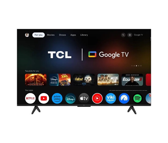 TCL P79K QLED 50" TV, 4K Ultra HD, Dolby Atmos, Dolby Vision, HDMI, LAN, Wi-Fi, Google TV