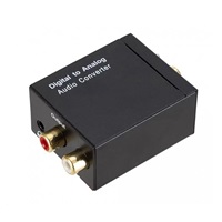 WG - Převodník digitálního signálu na analog - RCA L/R 3,5 mm, black