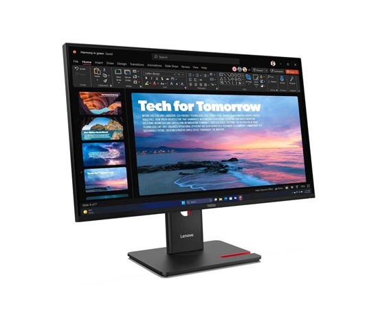 LENOVO LCD T27QD-40+MC60 - 27",IPS,16:9,2560x1440,120Hz,350cd,1500:1,4ms,HDMI,DP,DPout,DC,USBHub,USB-C(96W PD),RJ45,Pivo