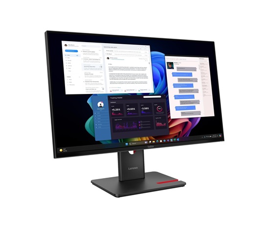 LENOVO LCD T27UD-40+MC60 - 27",IPS,16:9,3840x2160,60Hz,350cd/m2,1500:1,4ms(GtG),HDMI,DP,USB Hub,USB-C,RJ45,Pivot