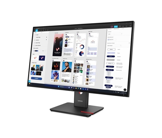 LENOVO LCD T32UD-40+MC60 - 31.5",IPS,16:9,3840x2160,60Hz,350cd/m2,1500:1,4ms(GtG),HDMI,DP,USB Hub,USB-C,RJ45,Pivot