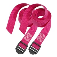 Master Lock Upínací popruhy  - 250 cm (2 ks/blistr) - růžový