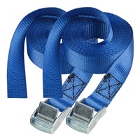 Master Lock Upínací popruhy s kovovou přezkou  - 250cm (2 ks / balení)