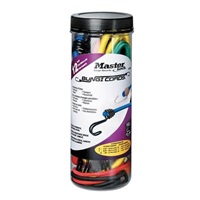 Master Lock Upínací gumy s háčky  (12 ks / balení)