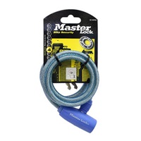 Master Lock Spirálový zámek na kolo  8212EURDPRO - 1,8m - modrý