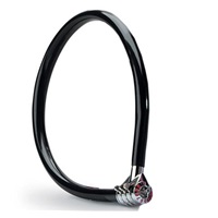 Master Lock Ocelové kombinační lanko na kolo  8631_55cm, černé