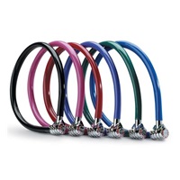 Master Lock Ocelové kombinační lanko na kolo  8631_55cm, fialové