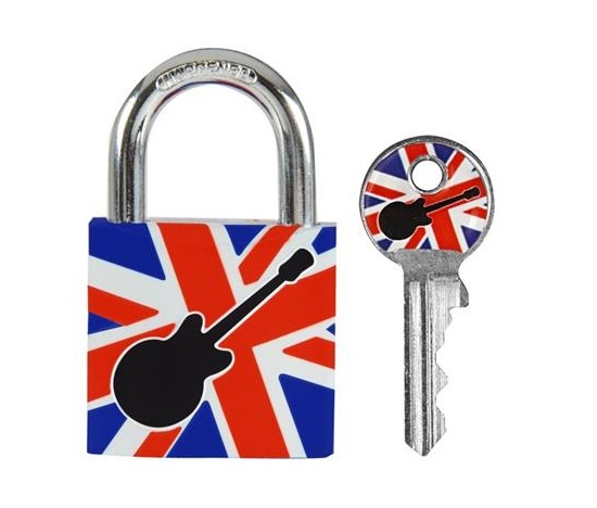 Master Lock Visací zámek  z pevného hliníku 3430EURDGUITAR - 30mm