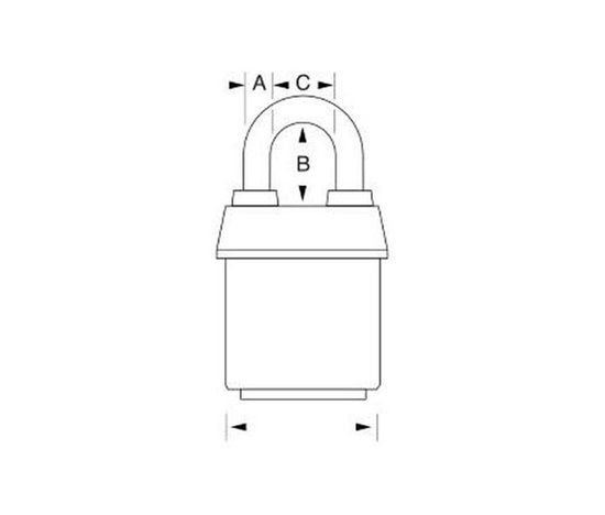 Master Lock Visací zámek  PRO do extrémních podmínek - 67mm