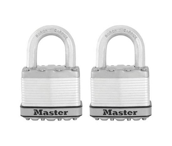 Master Lock Titanový visací zámek -  Excell - 50mm  (2 ks / blistr)