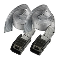 Master Lock Upínací popruhy  - 250 cm (2 ks/blistr) - šedý
