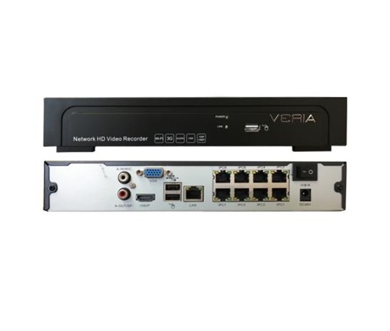 Veria IP záznamové zařízení  NVR 8108P + 8POE