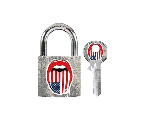 Master Lock SET Visací zámek  z pevného hliníku - 30mm ( balení / 4 blistry)