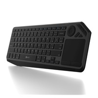 C-TECH Klávesnice WLTK-02, Bezdrátová, Touchpad, černá