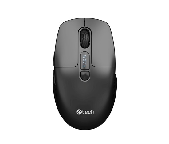 C-TECH Myš WLM-13, Bezdrátová, černá