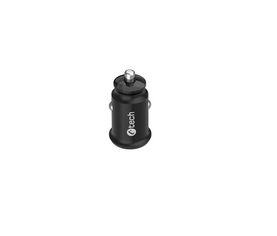 C-TECH Nabíječka do auta UCC-03, 2xUSB, černá