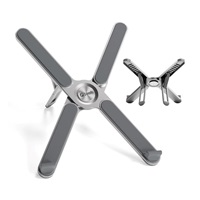 C-TECH Stojan na notebook Quallis NTS-100, do 15,6", nastavitelný, hliníkový