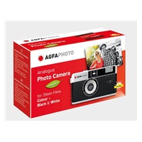 BAZAR - AgfaPhoto REUSABLE CAMERA 35MM BLACK - Poškozený obal (Komplet)