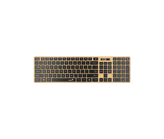 GENIUS Klávesnice Slimstar 7250BT, membránová, bezdrátová, béžová-černá