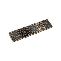 GENIUS Klávesnice Slimstar 7250BT, membránová, bezdrátová, béžová-černá