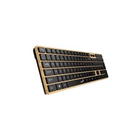 GENIUS Klávesnice Slimstar 7250BT, membránová, bezdrátová, béžová-černá