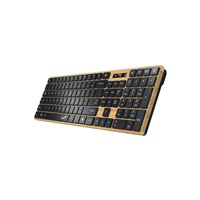 GENIUS Klávesnice Slimstar 7250BT, membránová, bezdrátová, béžová-černá