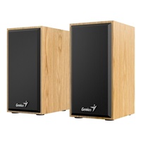 GENIUS Reproduktor SP-HF180, 3.5mm jack, 6W, světlé dřevo