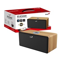 GENIUS Reproduktor SP-HF505BT, BT, 3.5mm jack, 20W, světlé dřevo