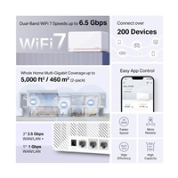 MERCUSYS Halo H37BE(2-pack) WiFi7 Mesh (BE6500,2,4GHz/5GHz,2x2,5GbELAN/WAN,1xGbELAN/WAN)