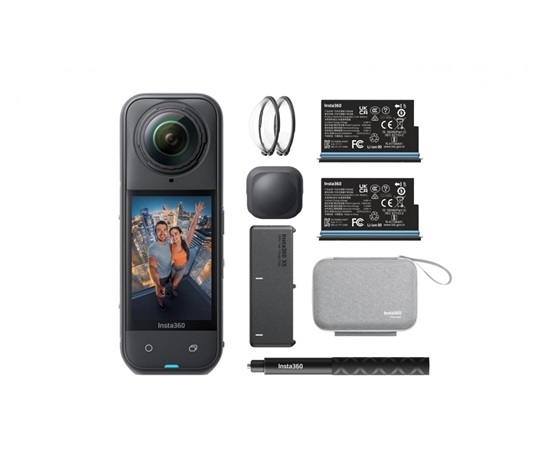 Insta360 X5 Essentials Bundle akční kamera s příslušenstvím