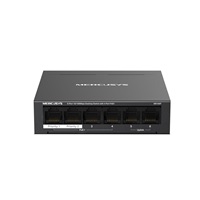 MERCUSYS switch MS106P (6x100Mb/s,4xPoE+,67W,fanless)