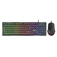 GENIUS set klávesnice + myš GX GAMING Scorpion KM-GX3, Drátový set USB, CZ+SK, černá