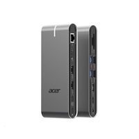 ACER 15in1 USB Type-C Universal Mini-dock: Host interface: USB-C, 2x USB-A 2.0, 1x USB-A 3.2 Gen2, 1x USB-A 3.2 Gen1, 1