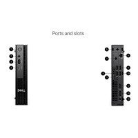 DELL PC Pro Micro QCM1255/TPM/AMD Ryzen 5 8500/16GB/512GB SSD/65W/WLAN/Kb/Mouse/W11 Pro/3Y PS NBD