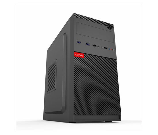 BAZAR - 1stCOOL skříň STEP 5, micro tower, AU, USB 3.0, bez zdroje, černá - Po opravě