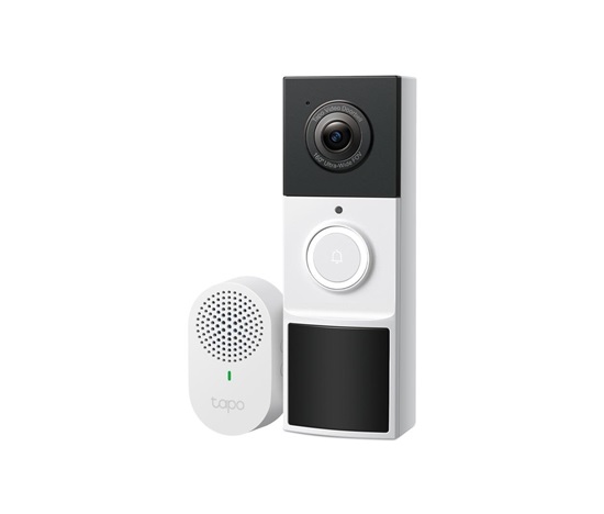 TP-Link Tapo D205 Chytrý mini video zvonek (3MP, 2K, 1296px, WiFi, IR 8m, microSD)