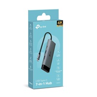TP-Link UH7021C USB-C hub 7v1 (3x USB3.2Gen1,1xUSB-C3.2Gen1, 1xHDMI, 1xSD, 1xmicroSD, PD 100W)