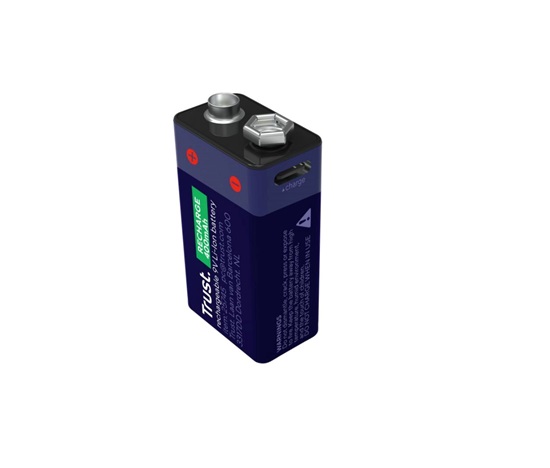 TRUST Nabíjecí baterie 9V, USB-C