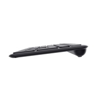 TRUST Klávesnice Vaiya, Membránová, Bezdrátová, černá, DE