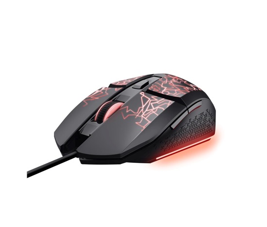 TRUST Myš GXT 113 Felox, Drátová USB, RGB, černá